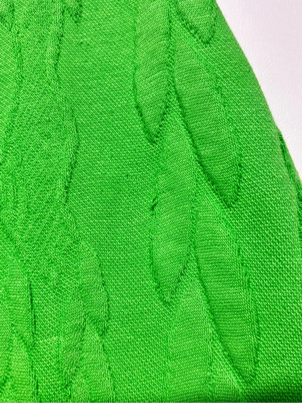 ✨Zara Green Cable-Knit Mini Skirt Size S